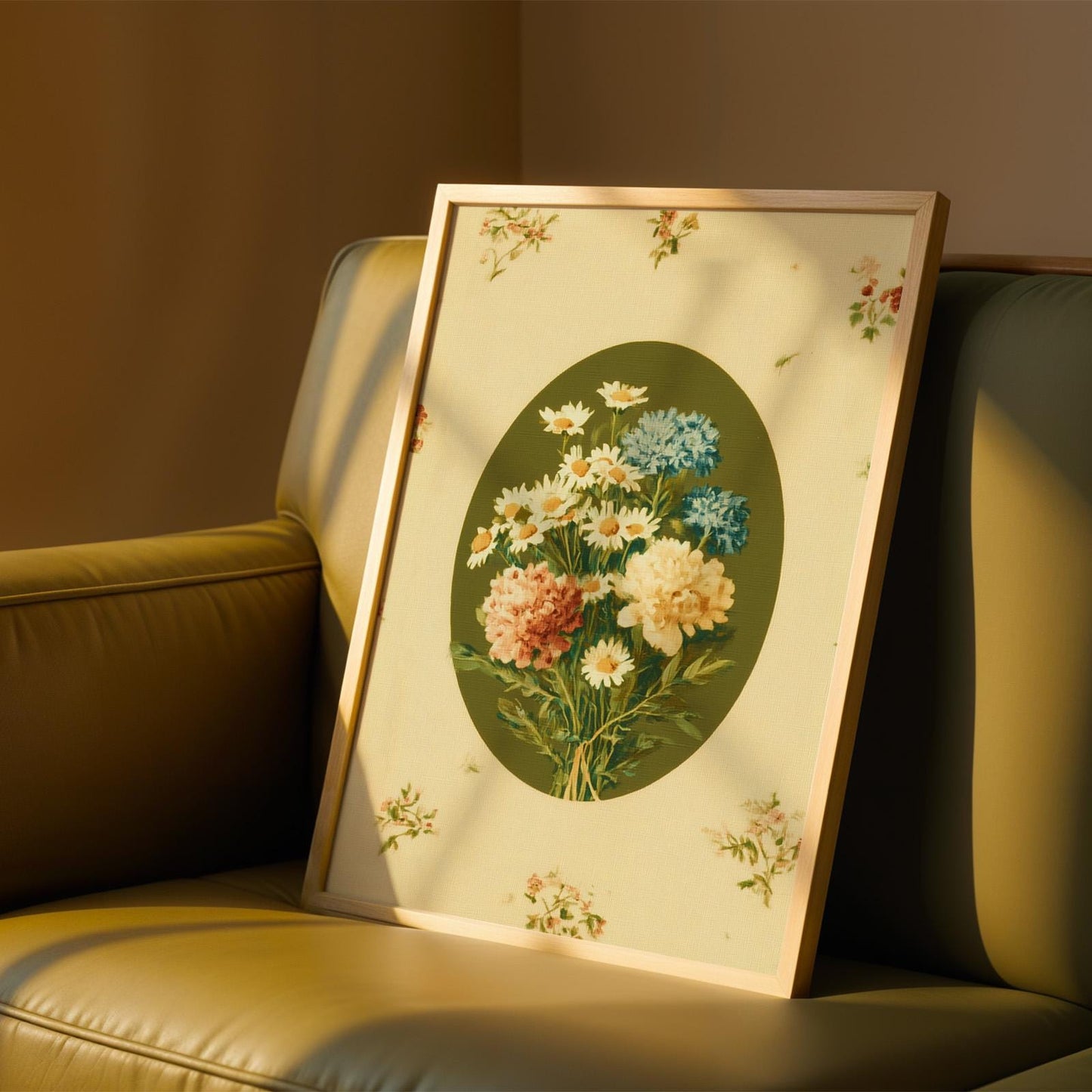 Vintage Floral Bouquet Print