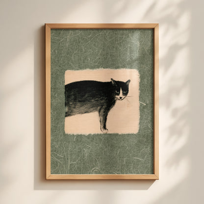 Watchful Tuxedo Cat Print 01 MASTER-portrait.jpg