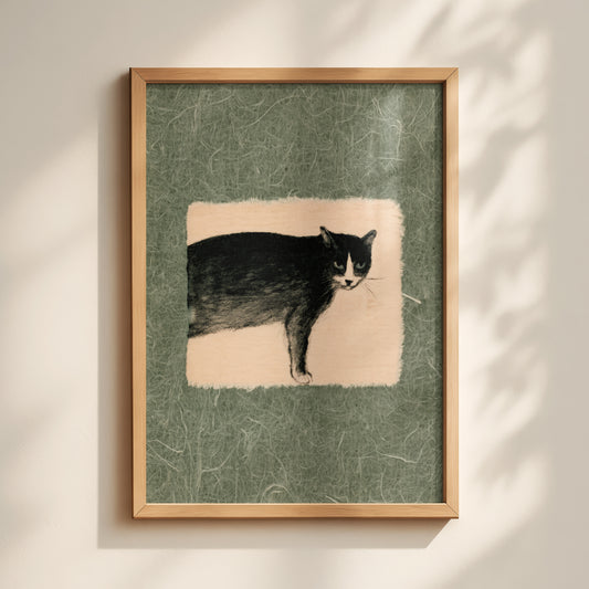 Watchful Tuxedo Cat Print 01 MASTER-portrait.jpg