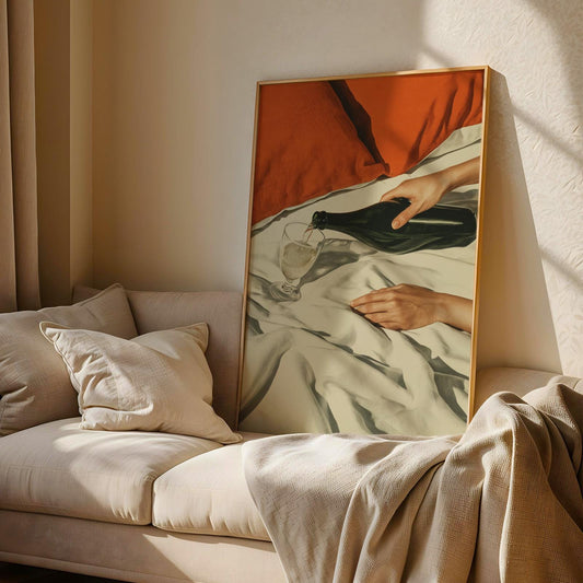 White Wine Pour Print