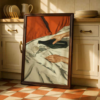 White Wine Pour Print