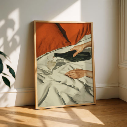 White Wine Pour Print