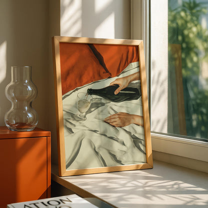 White Wine Pour Print