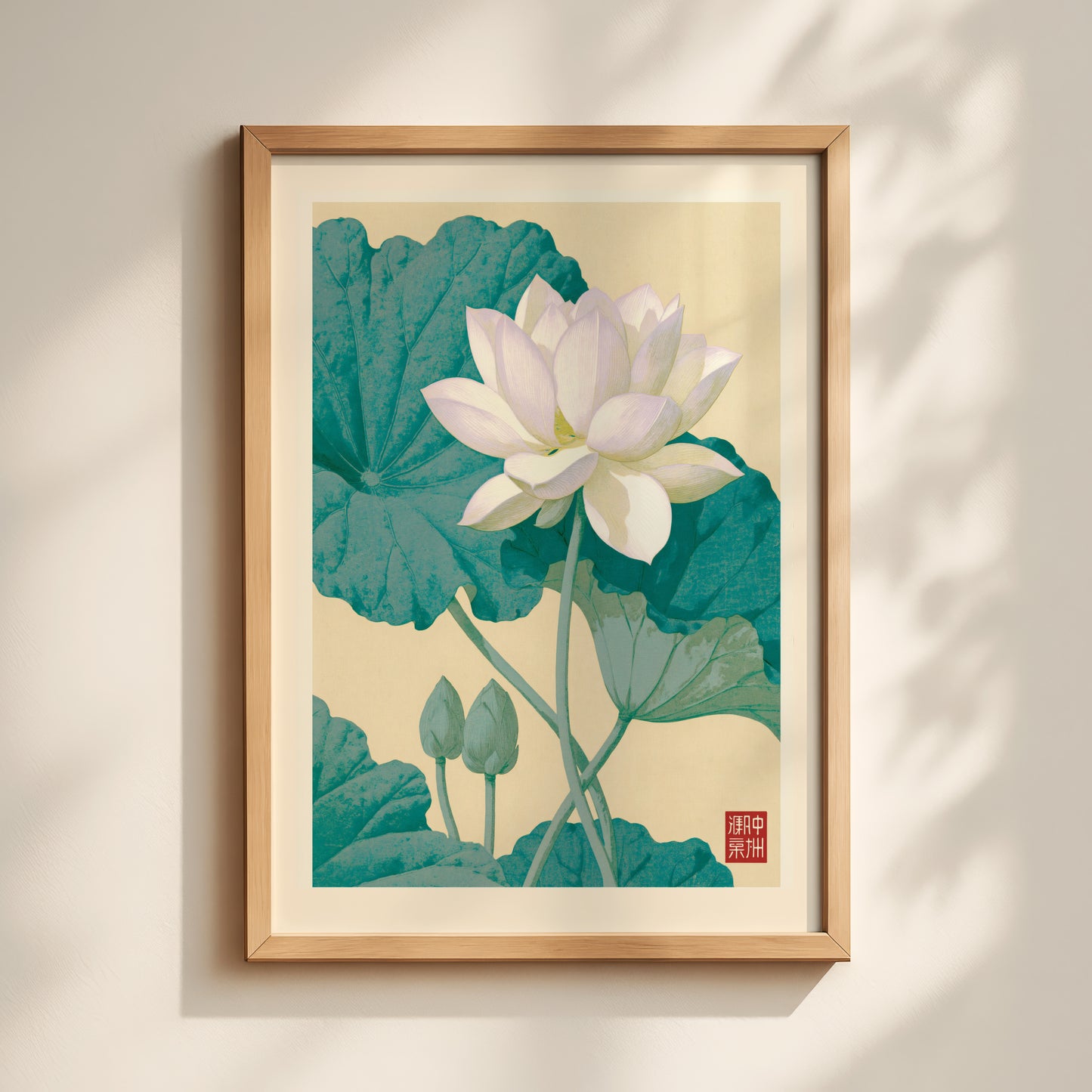 White Lotus Print