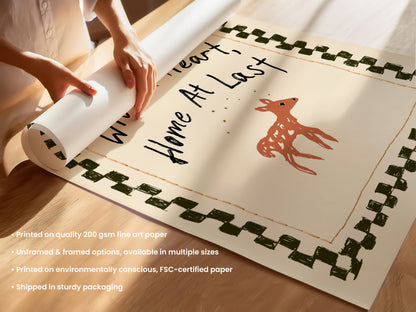 Wild At Heart Home At Last Print