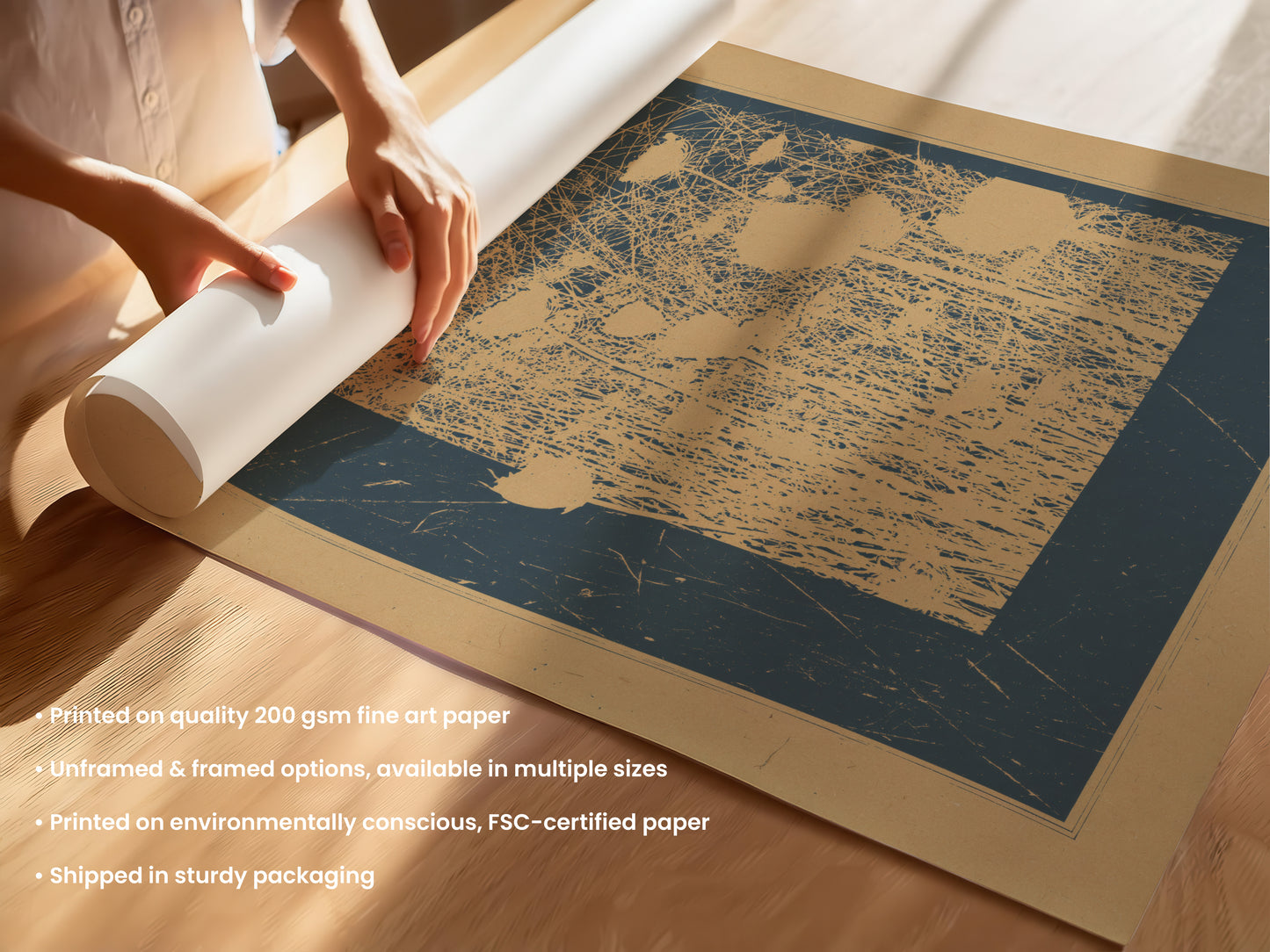 Wild Meadow Blue Print