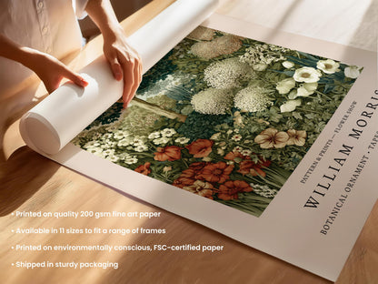 William Morris Orchard Garden Print