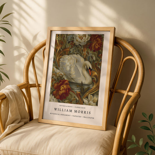 William Morris Swan Print