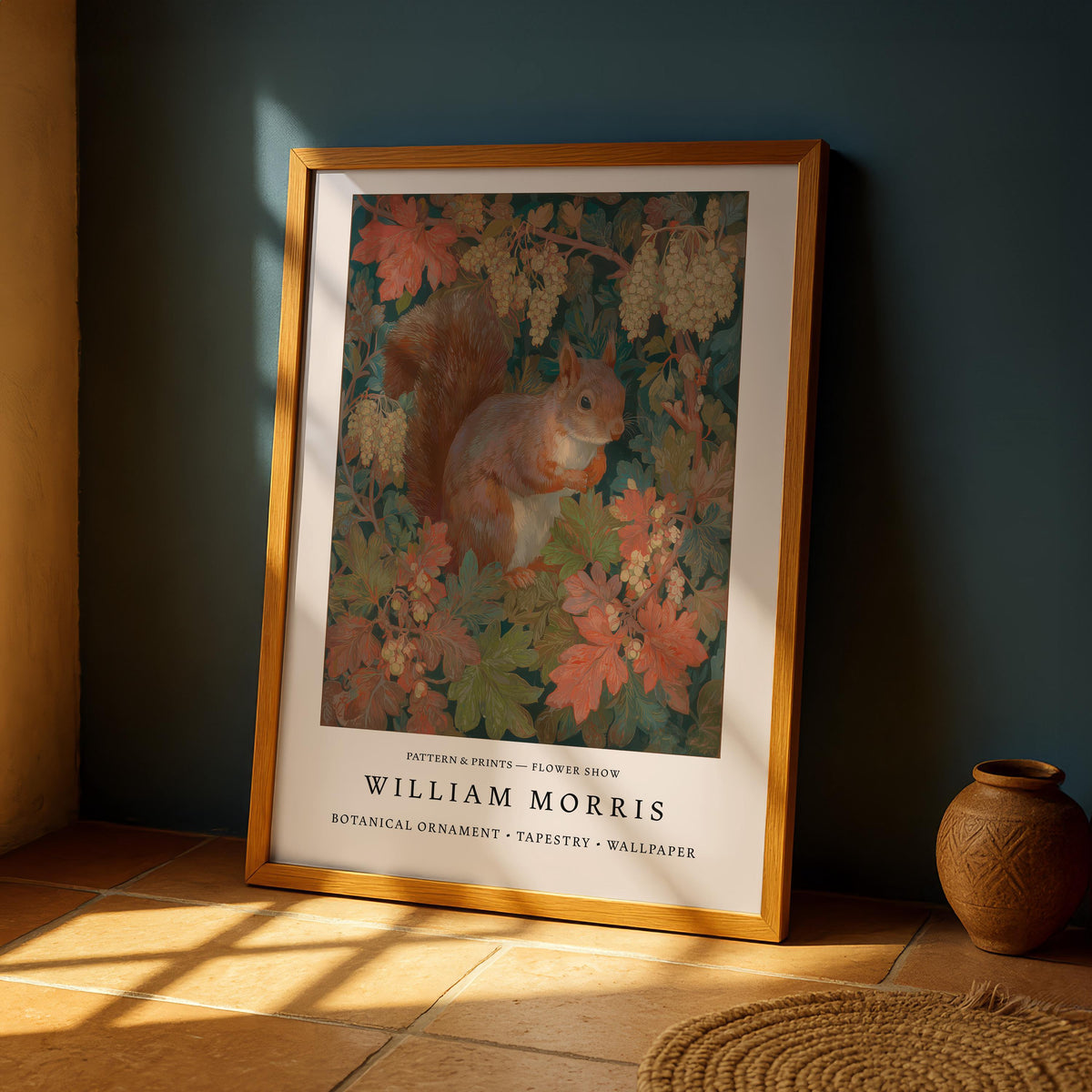 William Morris Squirrel Print