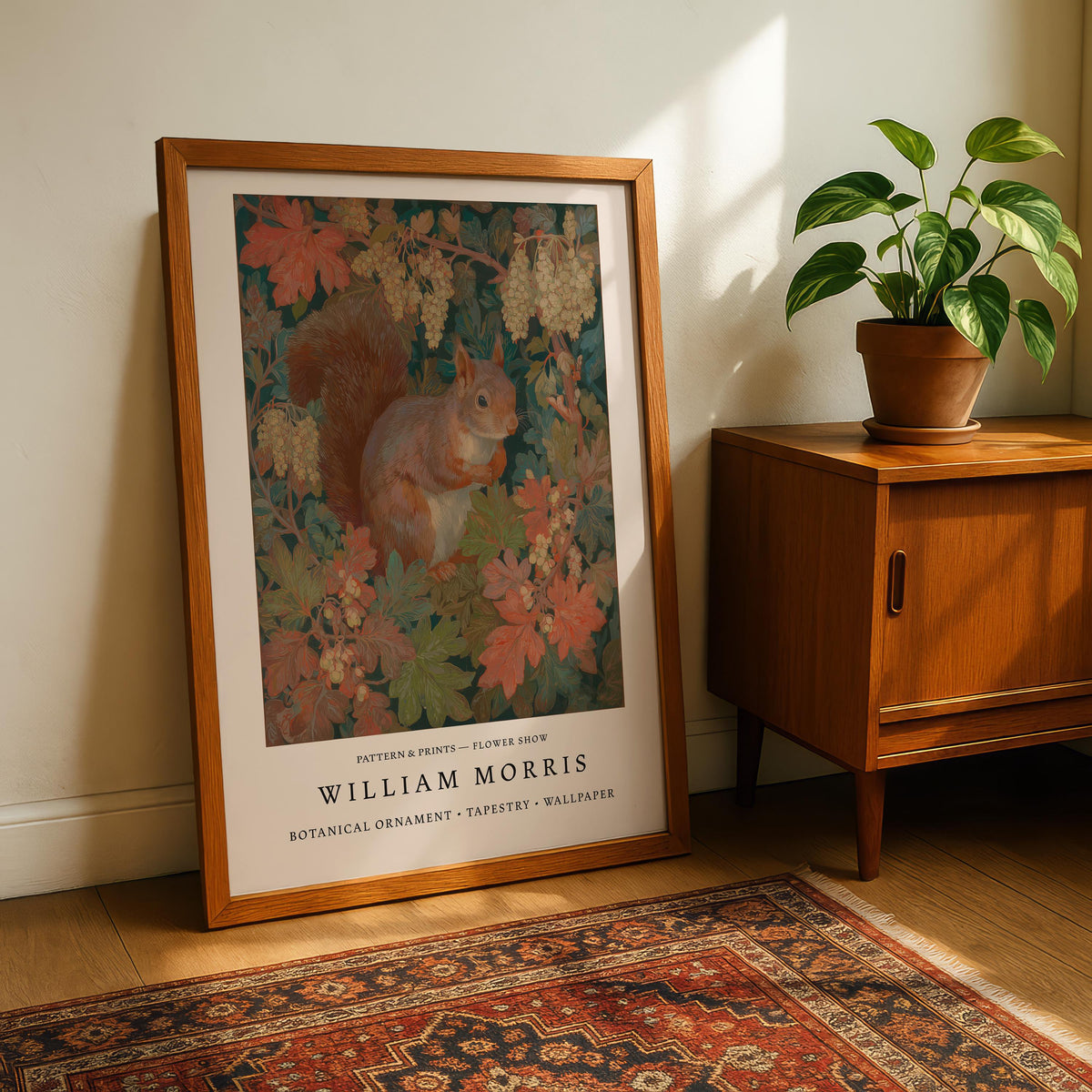 William Morris Squirrel Print