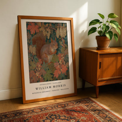 William Morris Squirrel Print