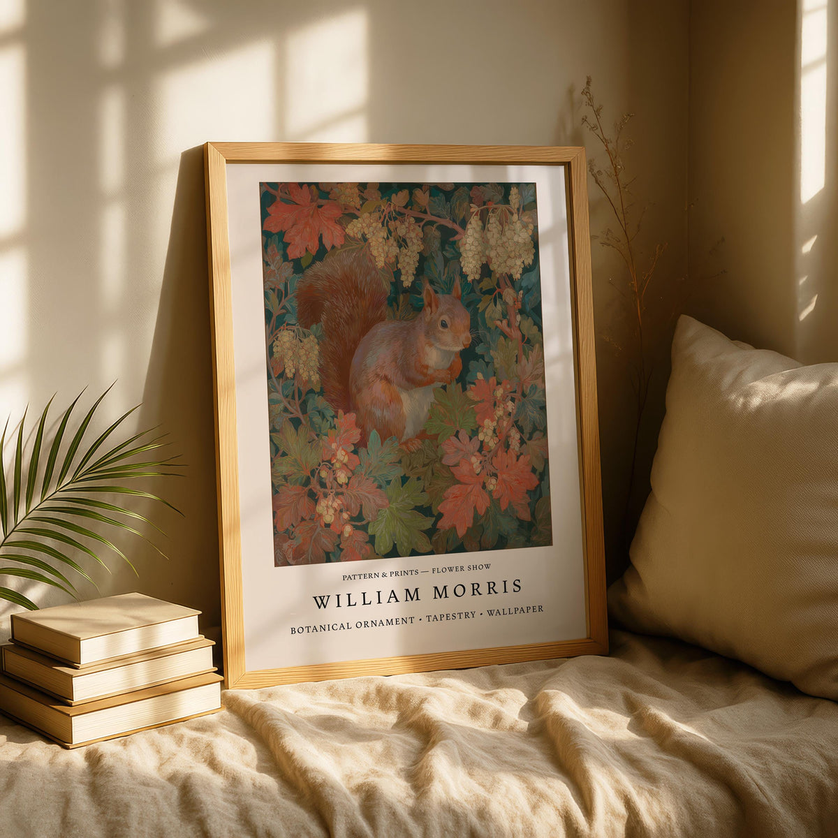 William Morris Squirrel Print