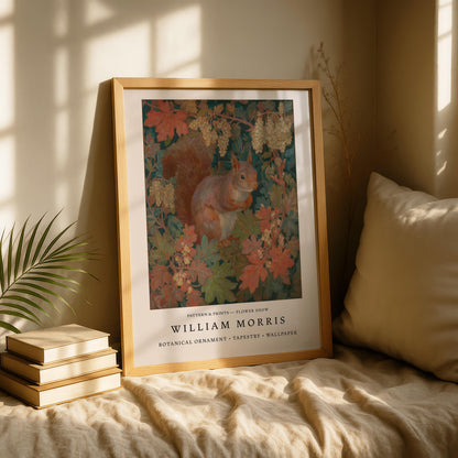 William Morris Squirrel Print