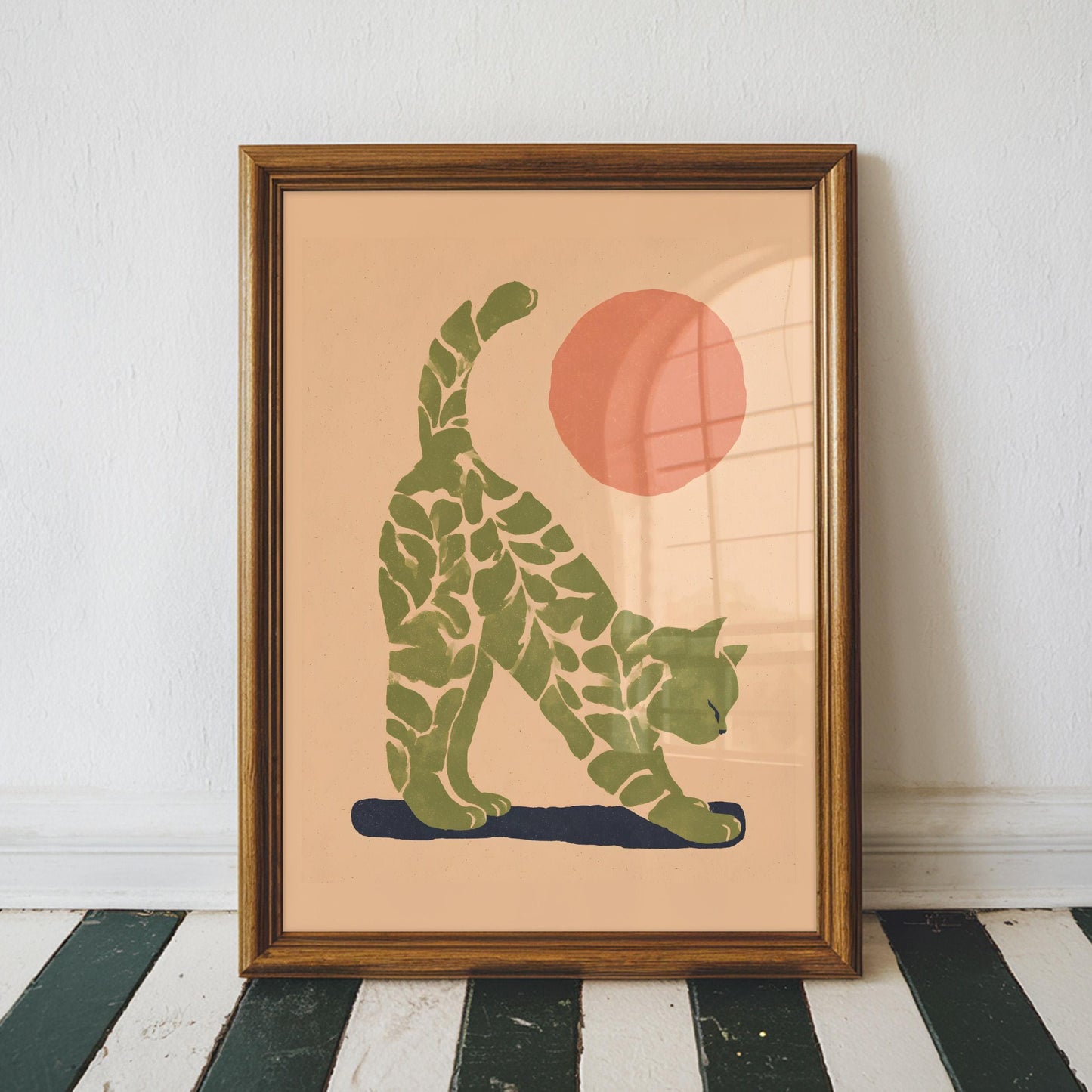 Yoga Cat Print