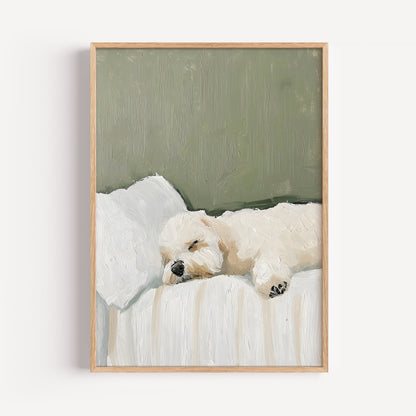 Bichon Frise Dog Print