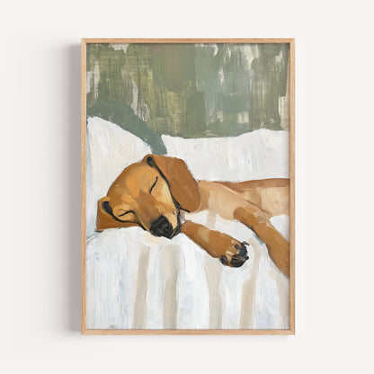 Dachshund Dog Print