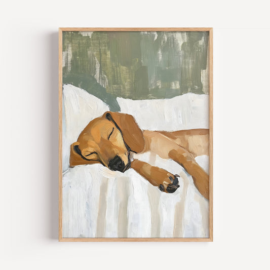 Dachshund Dog Print