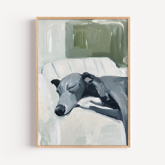 Greyhound Art Print