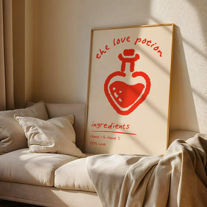 Personalised Love Potion Print