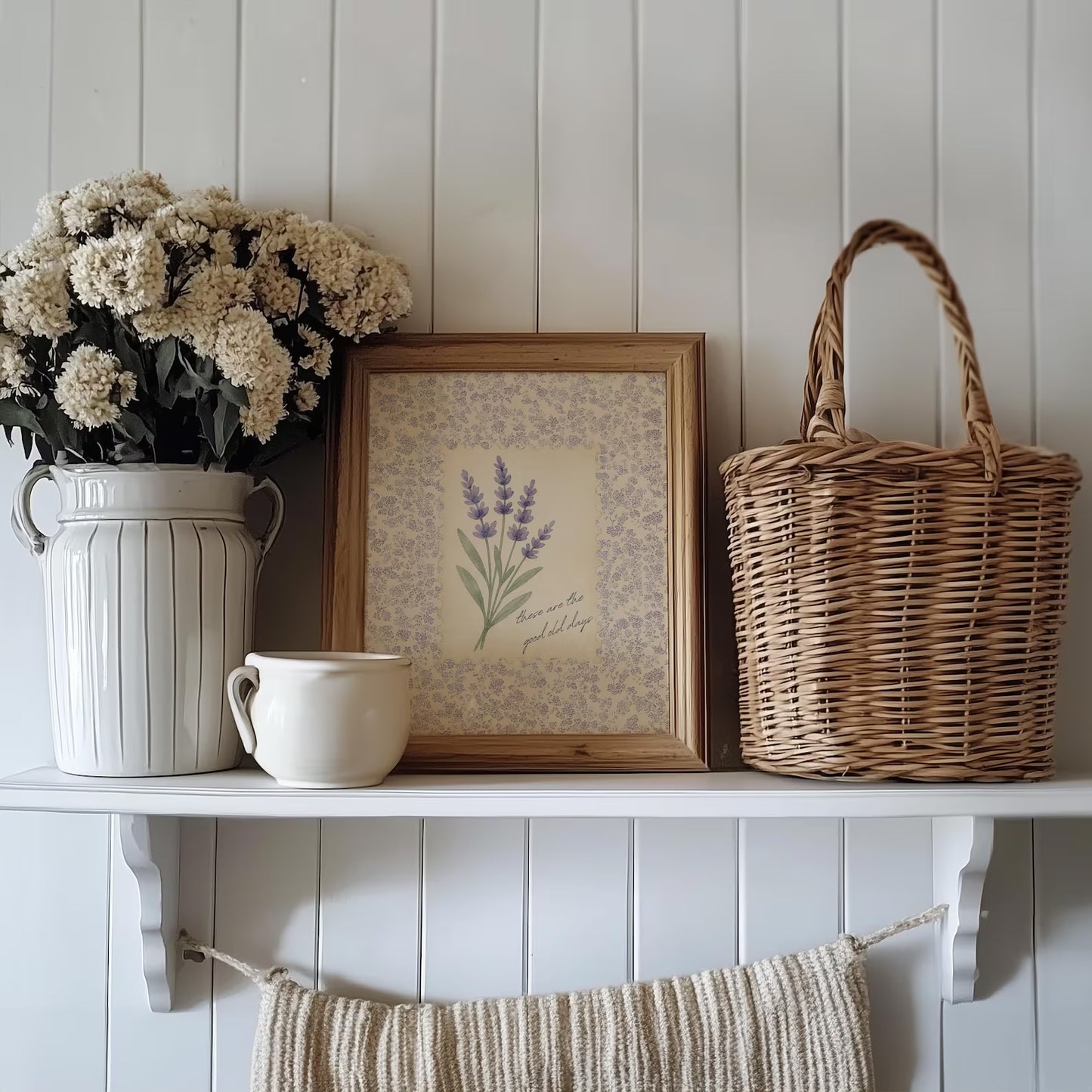 Lavender Cottagecore Print