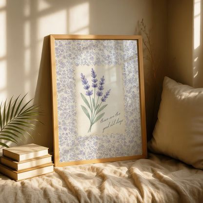 Lavender Cottagecore Print
