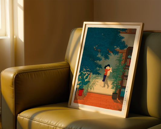 Japanese Couple Dancing Print