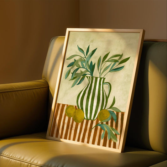 Mediterranean Lemon Kitchen Print