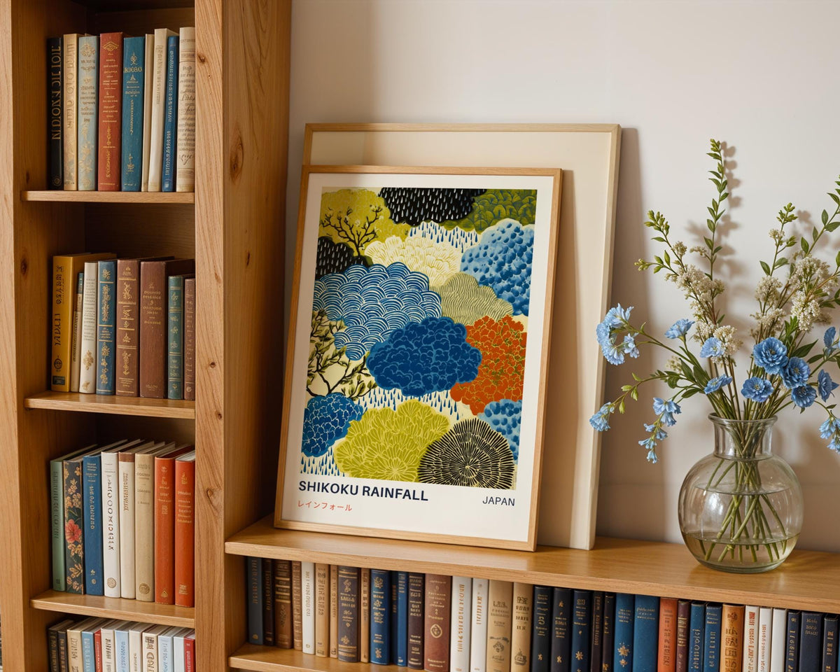 Shikoku Rainfall Print