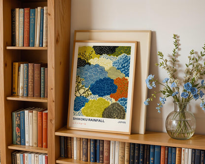 Shikoku Rainfall Print