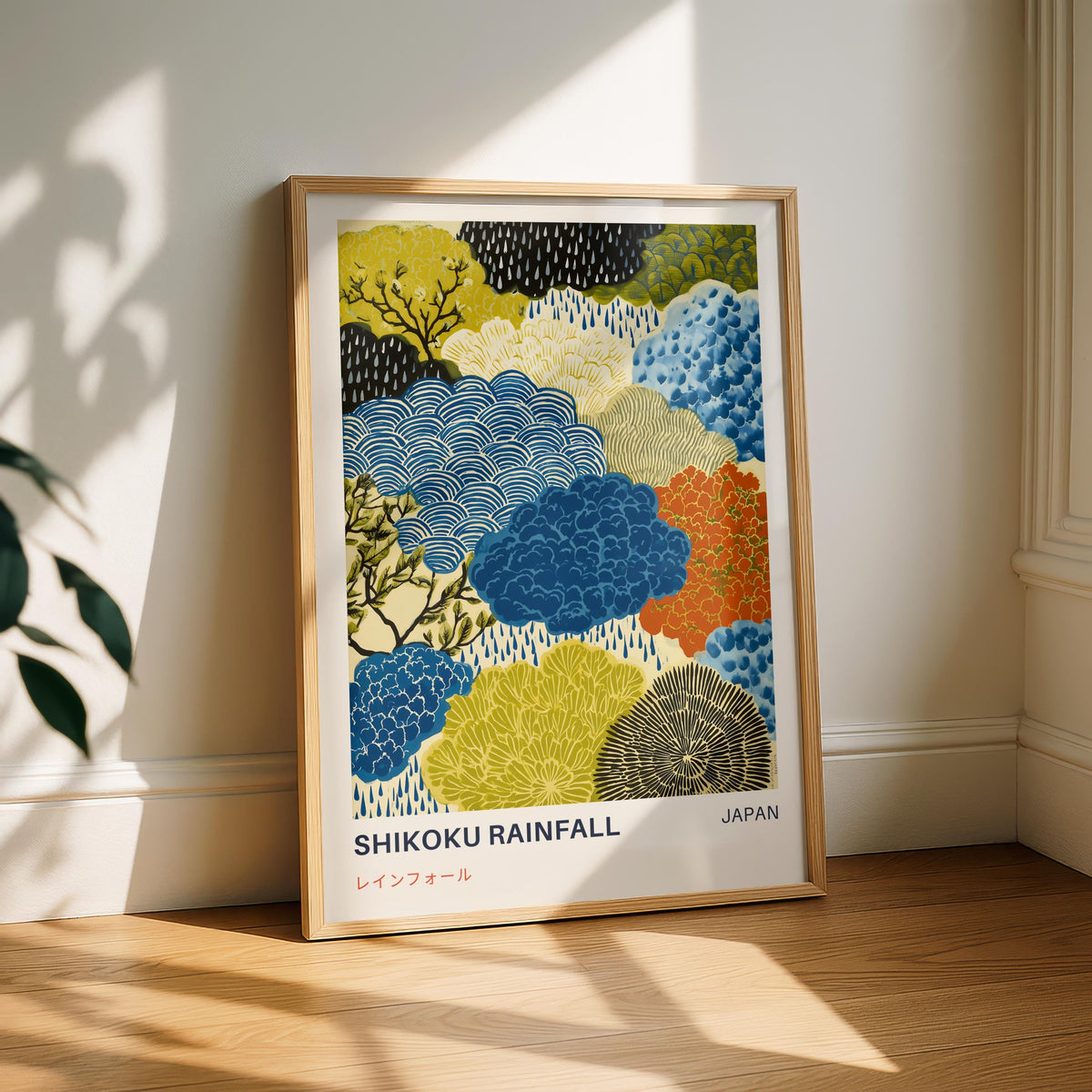 Shikoku Rainfall Print