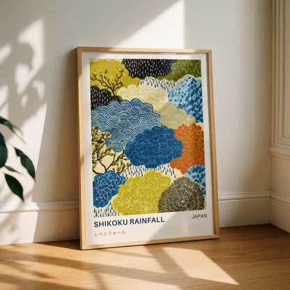 Shikoku Rainfall Print