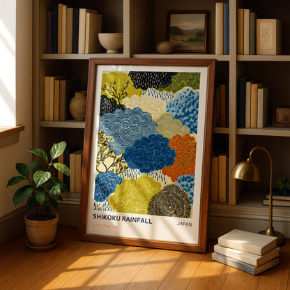 Shikoku Rainfall Print