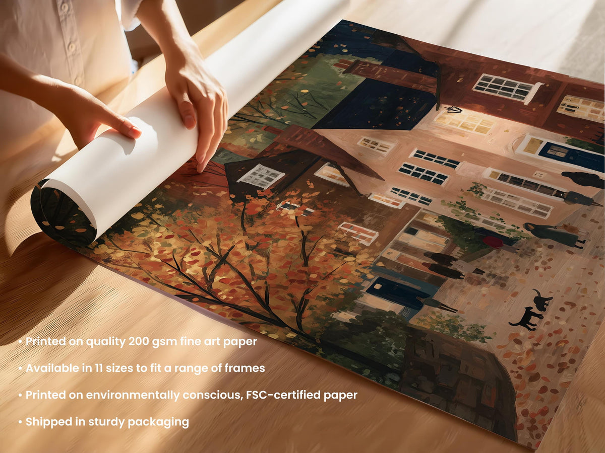 Evening Street Print