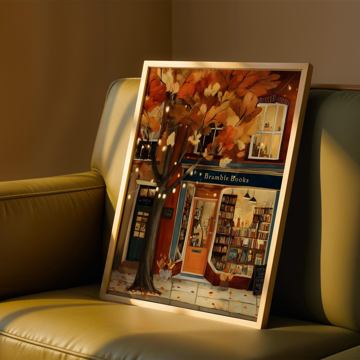 Autumn Bookstore Print