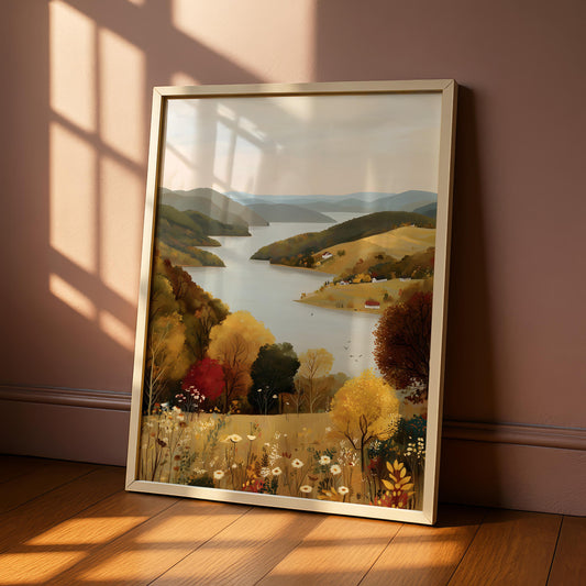 Golden Valley Landscape Print