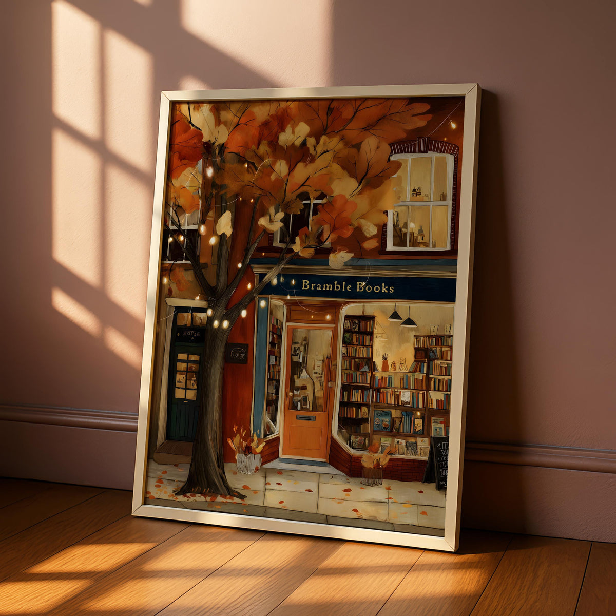 Autumn Bookstore Print