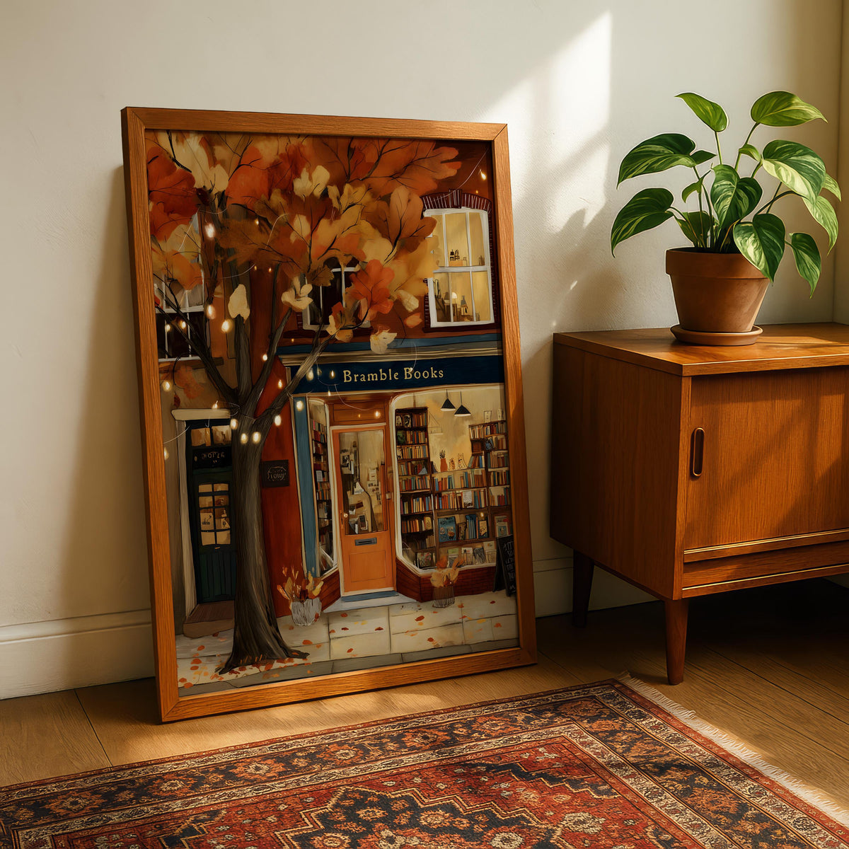 Autumn Bookstore Print