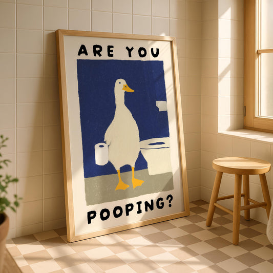 Are You Pooping? Goose Print