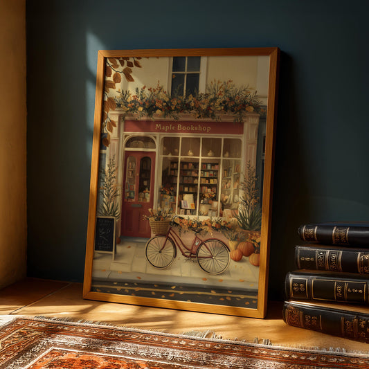 Maple Bookshop Print