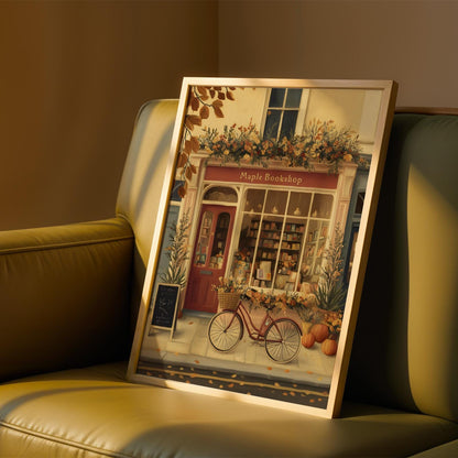 Maple Bookshop Print