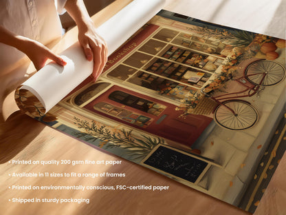 Maple Bookshop Print