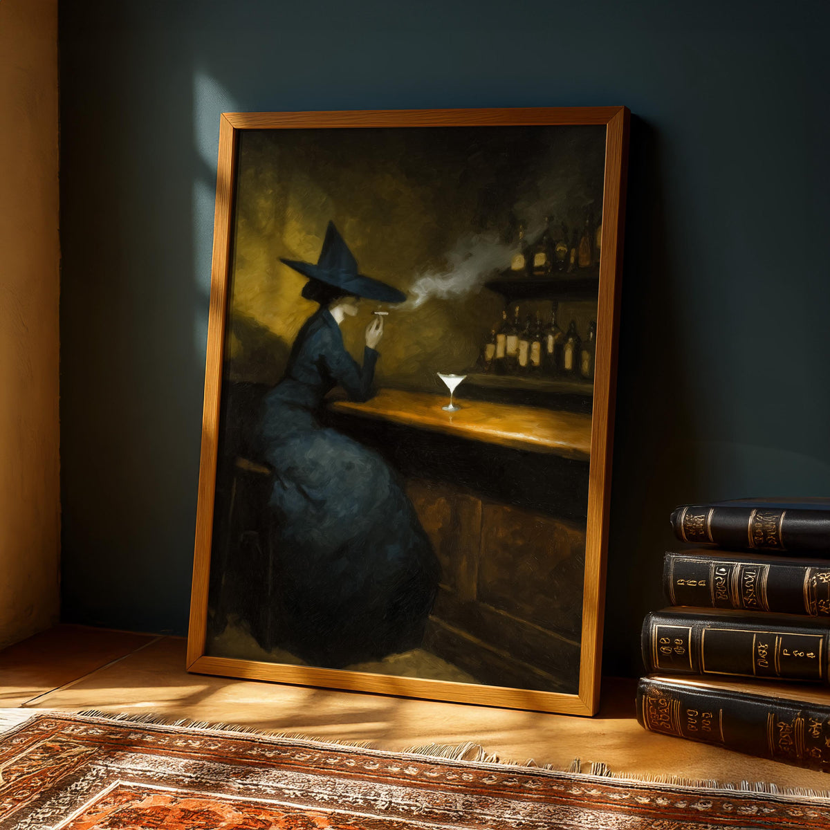 Martini at Midnight Witch Print
