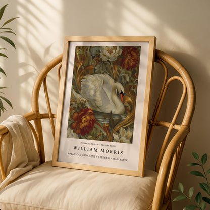 William Morris Swan Print