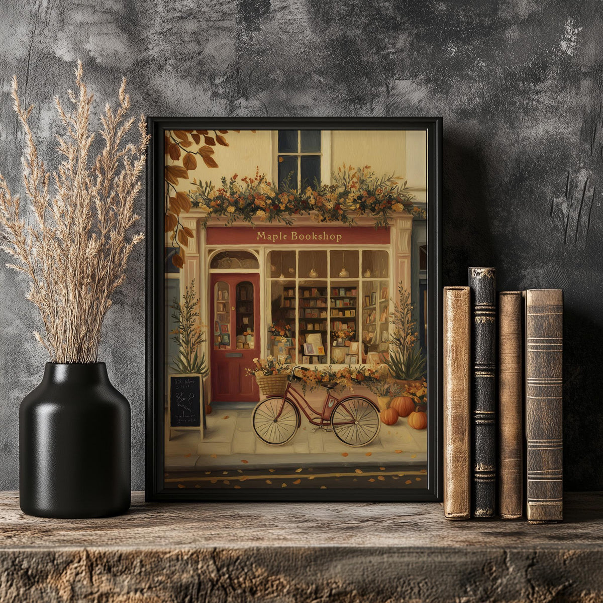 Maple Bookshop Print