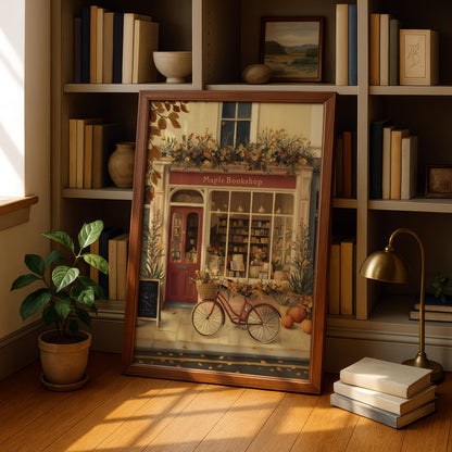 Maple Bookshop Print