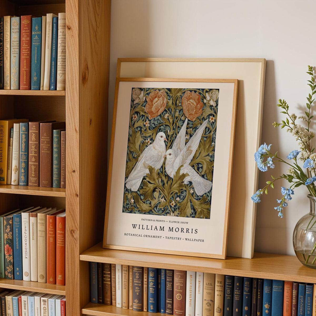 William Morris White Doves Print