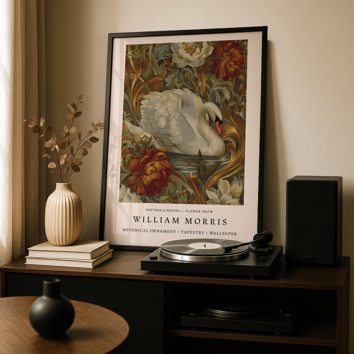 William Morris Swan Print