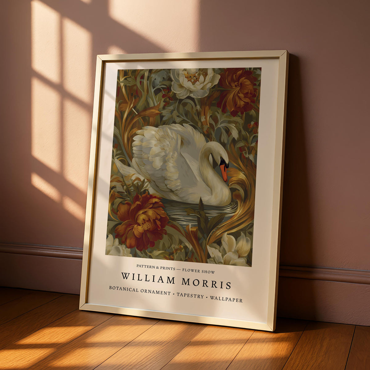 William Morris Swan Print