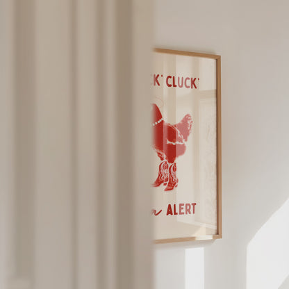 Chicken Diva Alert Print