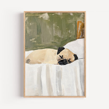 Pug Art Print